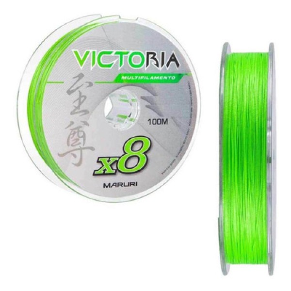 Encontraproduto.com.br - Linha de Pesca Multifilamento 8 Fios 200m Verde Lima 0.24mm 26lb