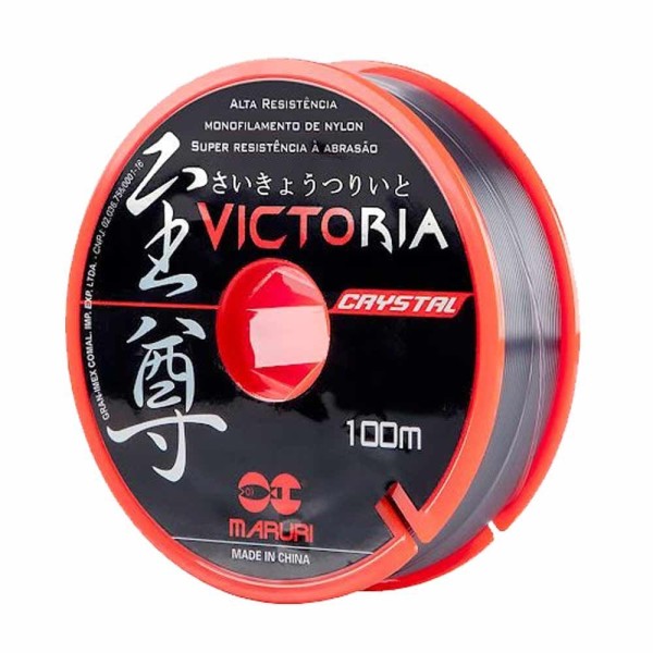Encontraproduto.com.br - Linha De Pesca Nylon Victoria Cinza 0,23mm 7,1lbs 200 Metros