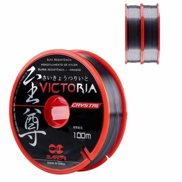 Encontraproduto.com.br - Linha De Pesca Nylon Victoria Cinza 0,23mm 7,1lbs 200 Metros