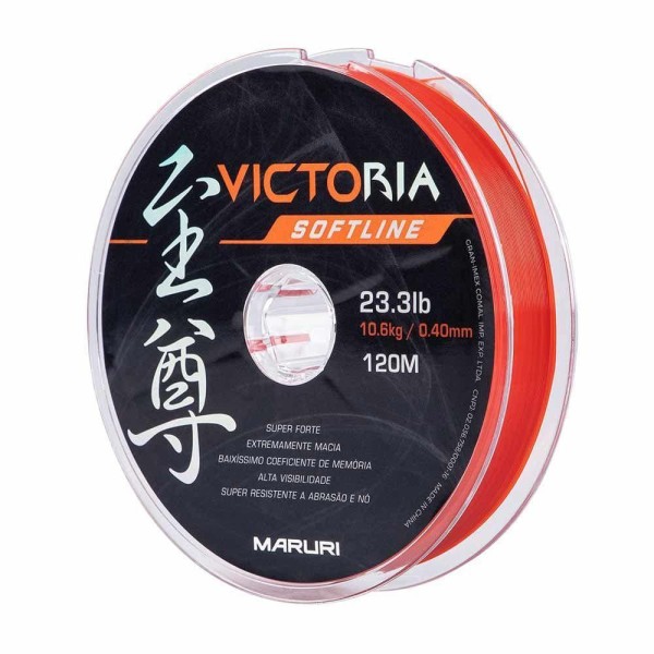 Encontraproduto.com.br - Linha de Pesca Soft Laranja 600m 0,40mm 23,3lb