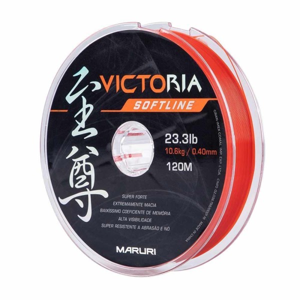 Encontraproduto.com.br - Linha de Pesca Soft Laranja 600m 0,40mm 23,3lb