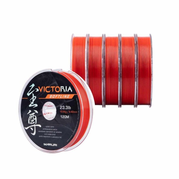 Encontraproduto.com.br - Linha de Pesca Soft Laranja 600m 0,40mm 23,3lb