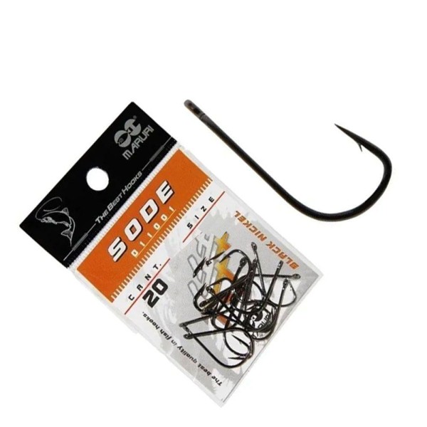 Anzol Maruri Sode Black N12 - C/20un Rios E Mares