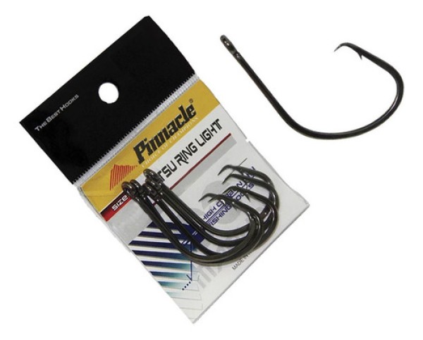 Encontraproduto.com.br - Anzol Pinnacle Mutsu Black N01 C/10un Tamba Pira Pacu