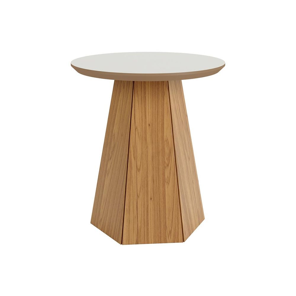 Mesa Lateral Pé Hexagonal 50cm TB606  Dalla Costa