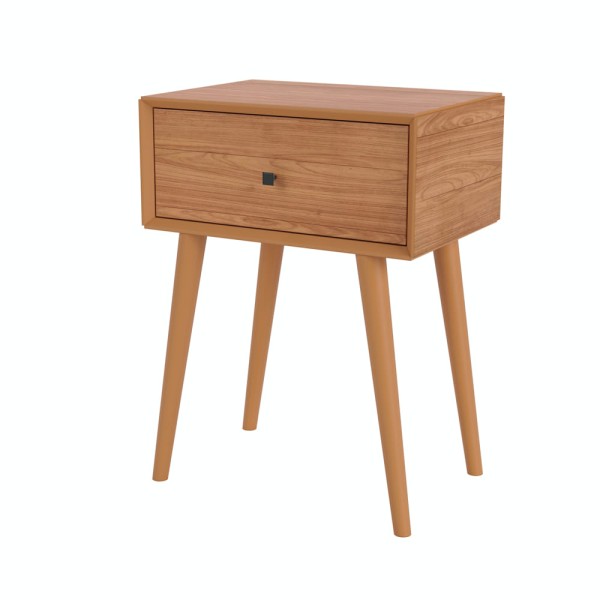 Encontraproduto.com.br - Mesa De Cabeceira Wood Prime Tw49 1 Gaveta Cor Freijo 50 Cm - 69424