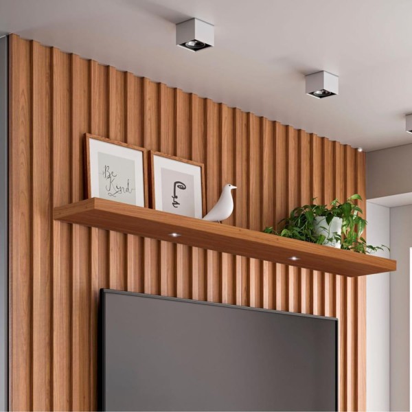 Prateleira 150 cm com Led DLC Freijó