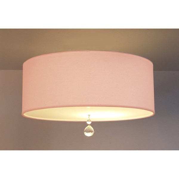 Encontraproduto.com.br - Luminária 2 Focos 15w 5791 4919 Tom Luz Iluminação Rosa-bebê
