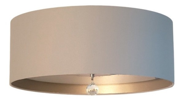 Luminária De Teto Plafon Interna Bronze 40x15cm