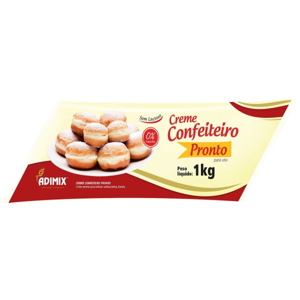 Encontraproduto.com.br - Creme Confeiteiro Pronto 1kg Adimix