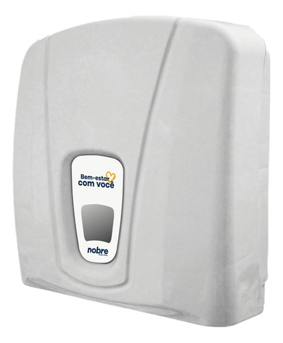 Dispenser Para Papel Toalha Interfolhas Branco Cinza Nobre