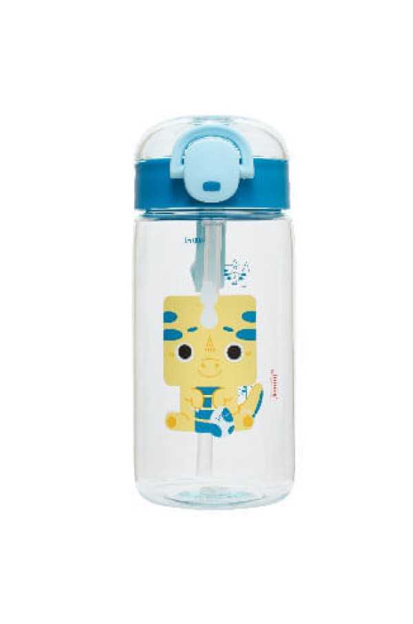 Garrafa com Canudo 460ml Kouii Dino Ino