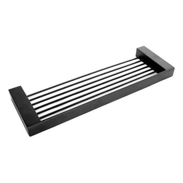 Encontraproduto.com.br - Porta Shampoo de Parede Aramado Metric Preto Fosco - Cb Design - MT043 - Unitário