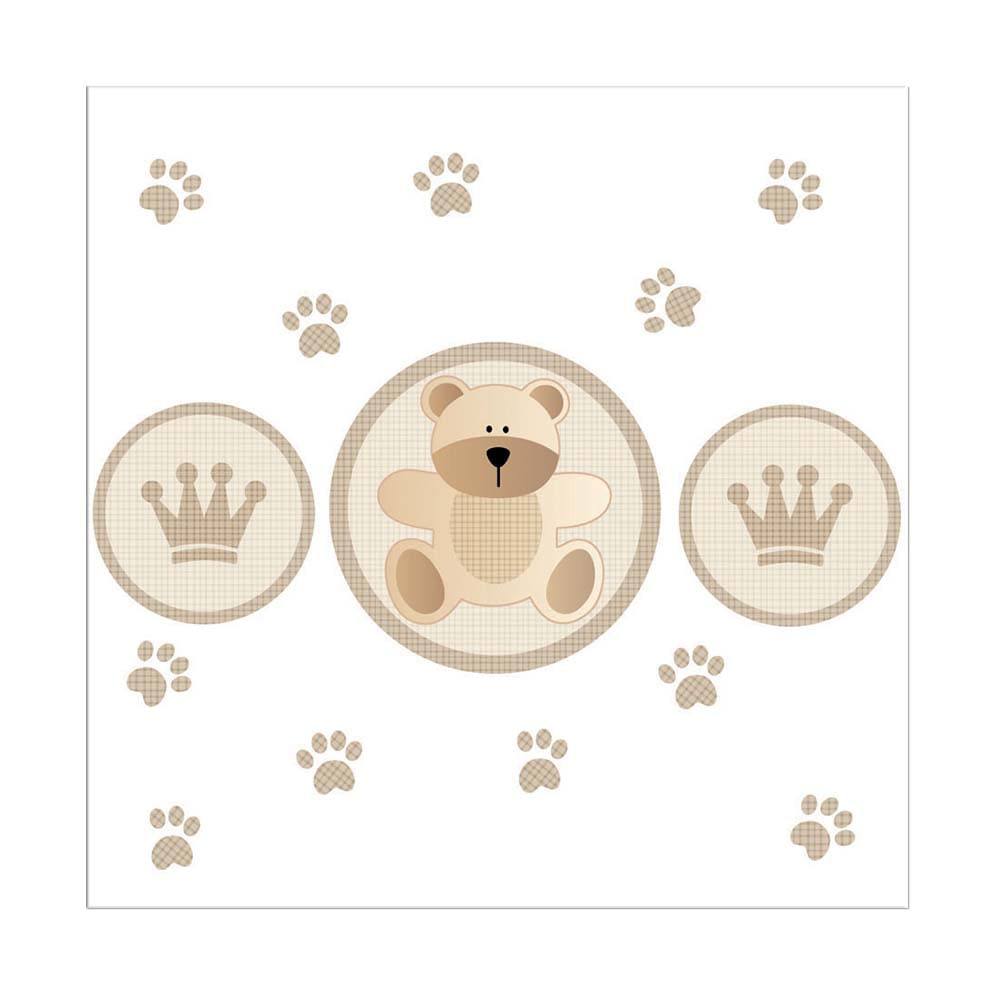 Encontraproduto.com.br - Adesivo de parede King Baby bear Grudado Adesivos