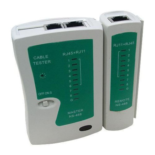 Encontraproduto.com.br - Testador De Cabo De Rede Conector Rj45 E Rj11 Rede Telefonia