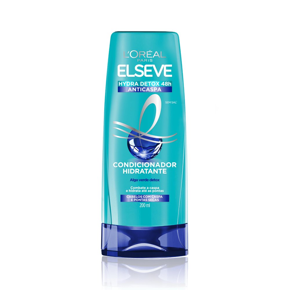 Encontraproduto.com.br - Condicionador Anticaspa L´oréal Paris Elseve Hydra-Detox Frasco 200ml
