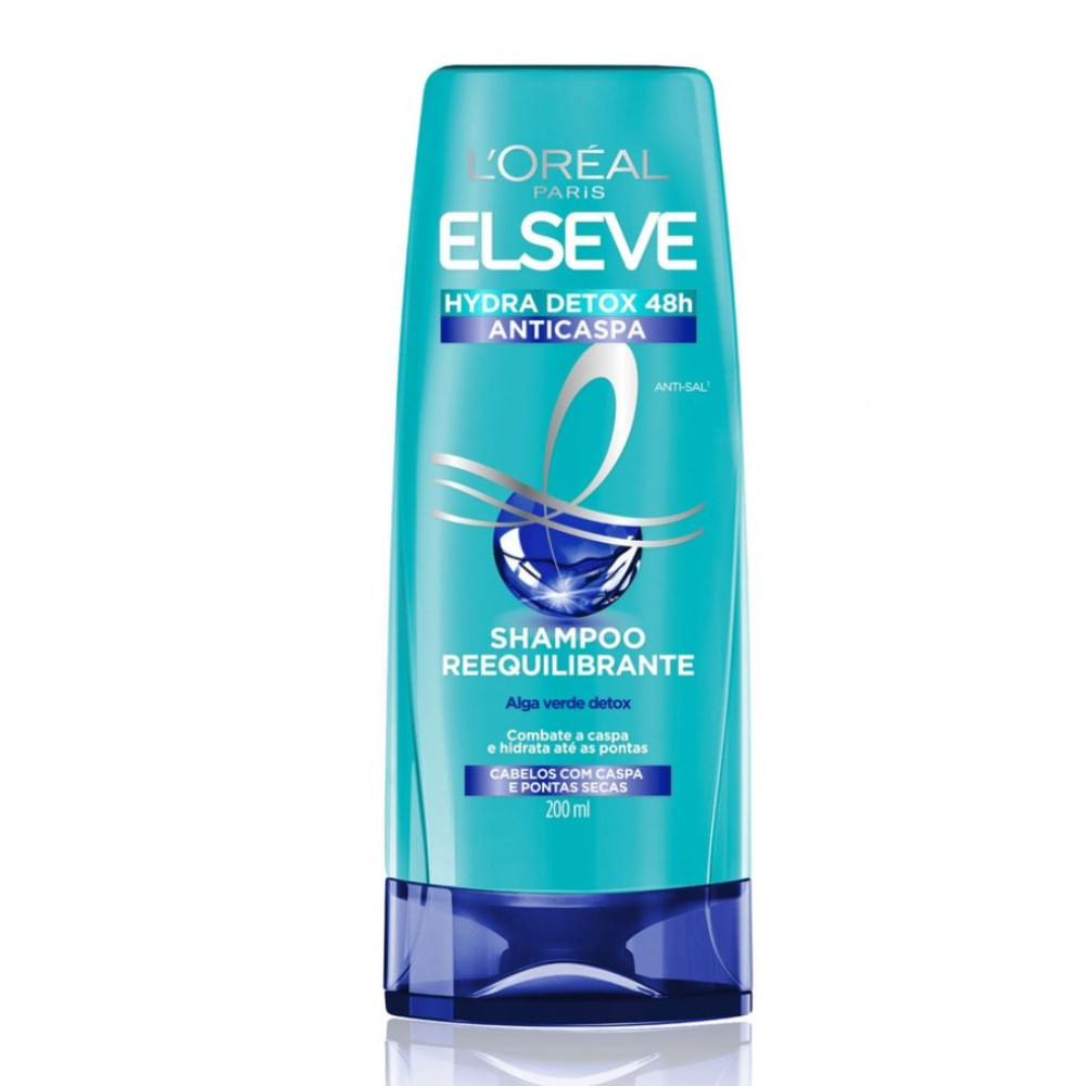 Encontraproduto.com.br - Condicionador Anticaspa L´oréal Paris Elseve Hydra-Detox Frasco 200ml