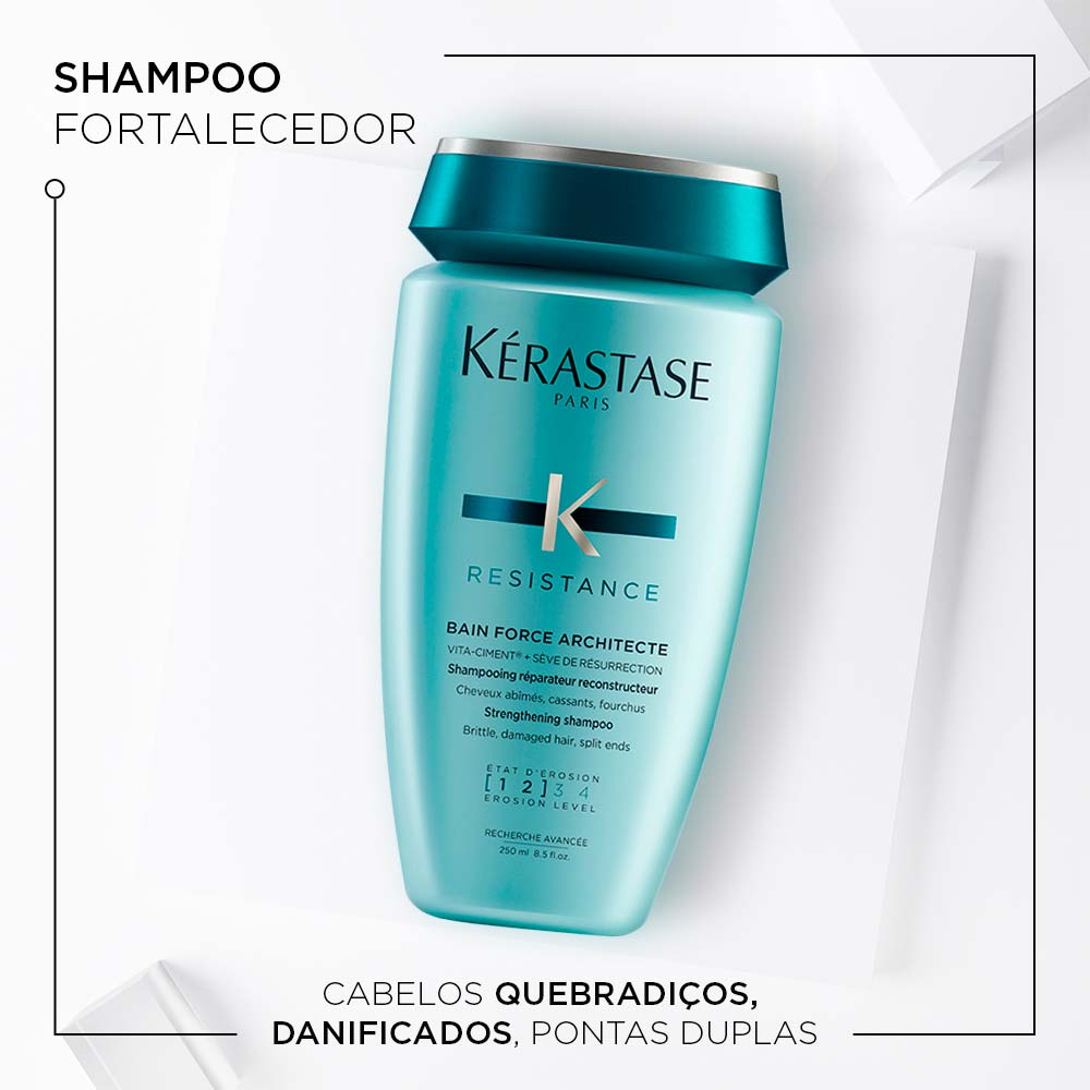 Encontraproduto.com.br - Kérastase Résistance Bain Force Architecte - Shampoo Reconstrutor