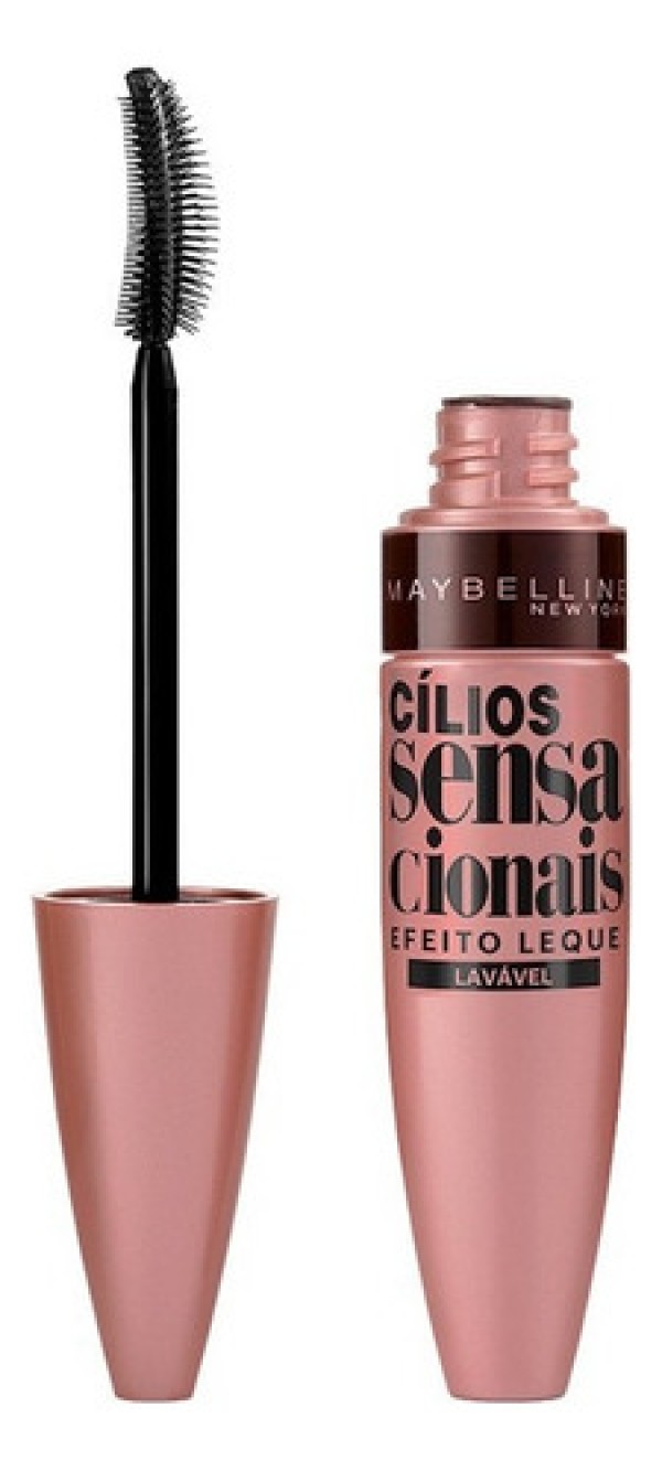 Rímel Maybelline Cílios Sensacionais Lavável 9.5mL