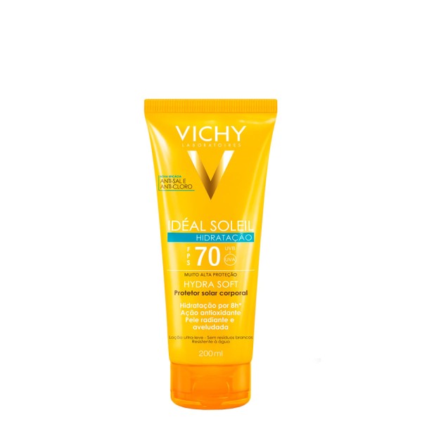 Encontraproduto.com.br - Protetor Solar Vichy Idéal Soleil Hydrasoft Fps70 200ml