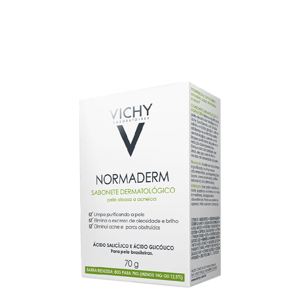 Encontraproduto.com.br - Sabonete Vichy Normaderm Facial Em Barra 70g