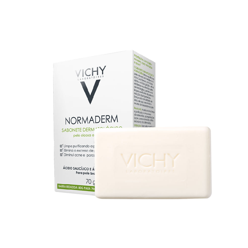 Encontraproduto.com.br - Sabonete Vichy Normaderm Facial Em Barra 70g