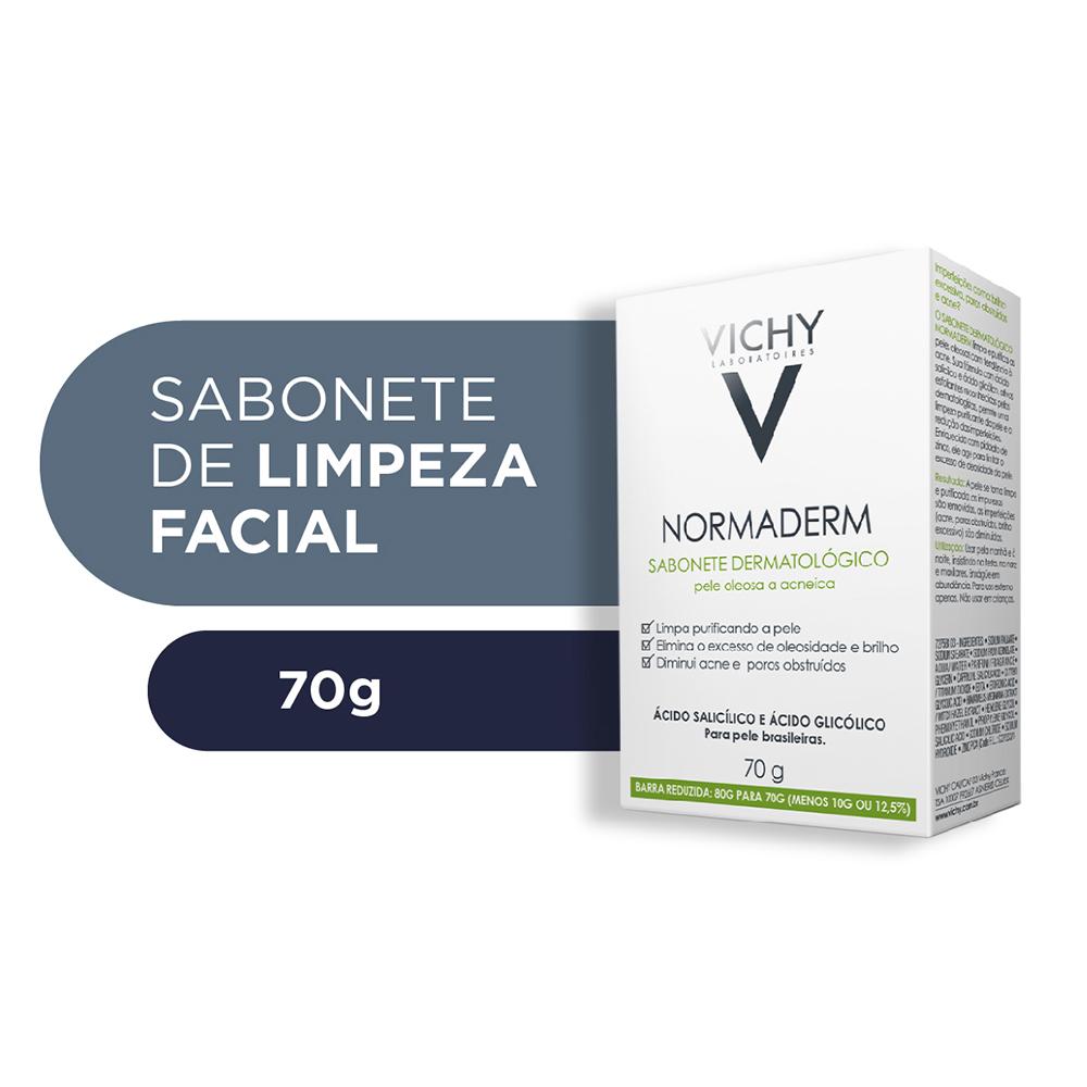 Encontraproduto.com.br - Sabonete Vichy Normaderm Facial Em Barra 70g
