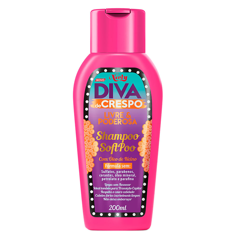 Encontraproduto.com.br - Niely Diva de Crespo Soft Poo - Shampoo