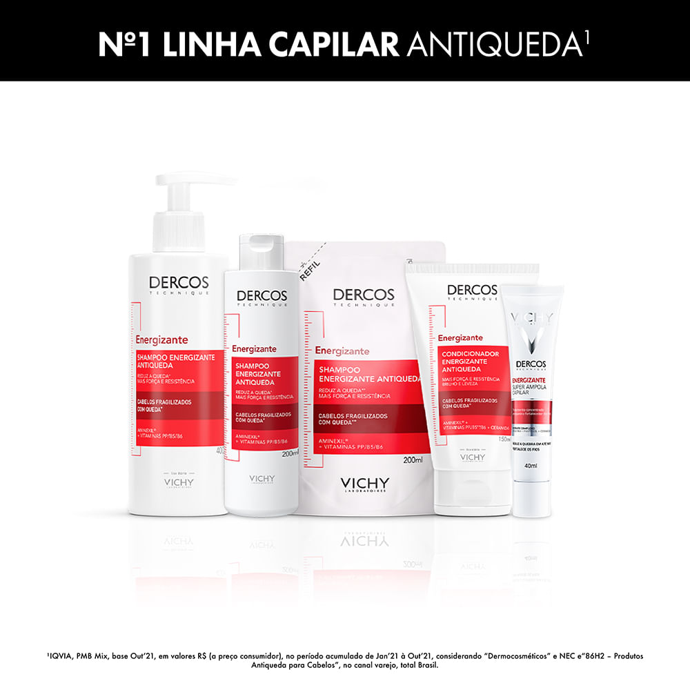 Encontraproduto.com.br - Vichy Dercos Ampola Energizante 40ml