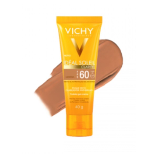 Encontraproduto.com.br - Protetor Solar Vichy Idéal Soleil Clarify Cor Morena Fps60 40g