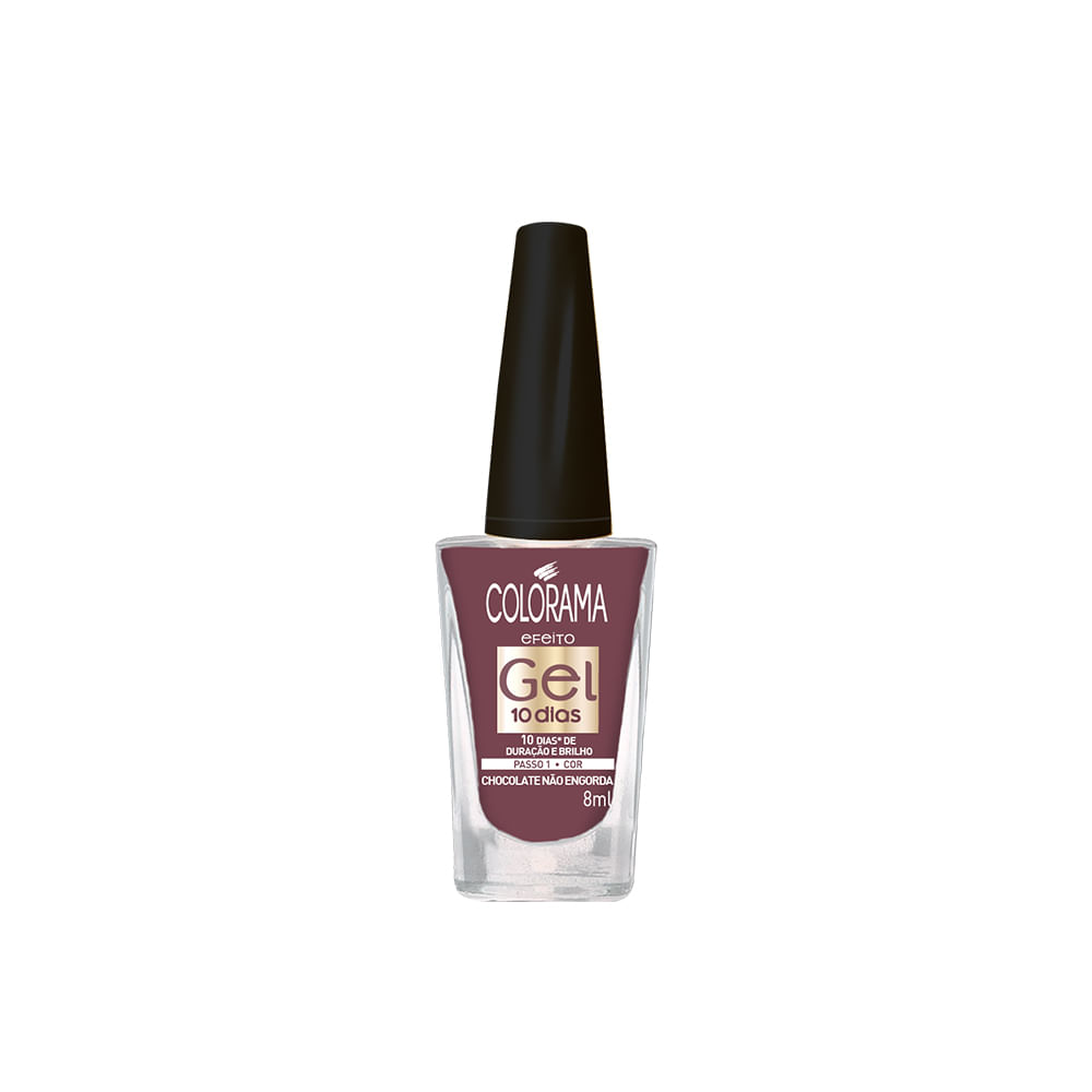 Esmalte Gel Colorama Chocolate Não Engorda 8Ml
