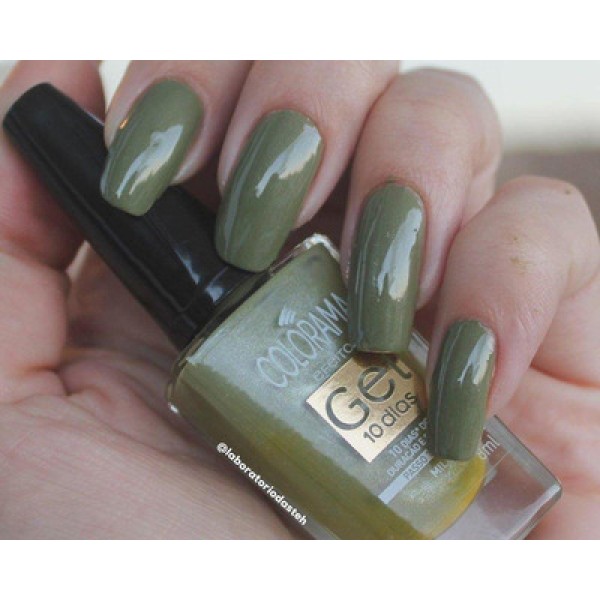 Encontraproduto.com.br - Esmalte Colorama Gel Militar Glam @