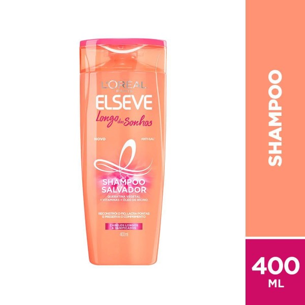 Shampoo Loréal Paris Elseve Longo Dos Sonhos Frasco 400ml