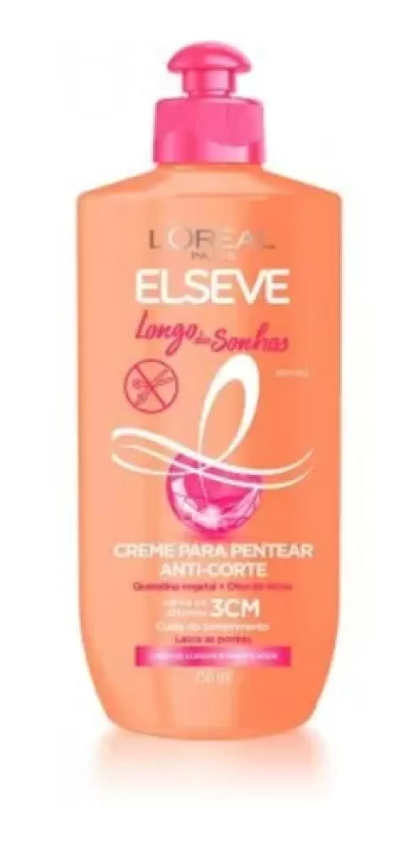 Creme para Pentear Elseve Longo dos Sonhos Anti-Corte 250ml