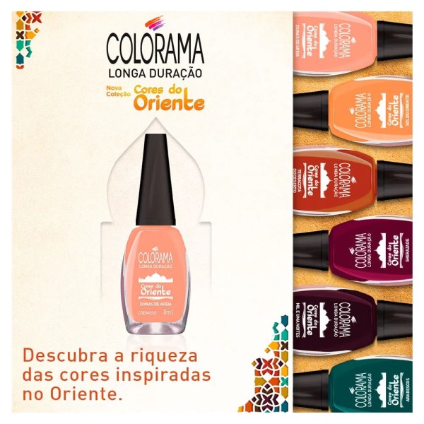 Encontraproduto.com.br - Esmalte Cremoso Colorama Cores Do Oriente - Dunas de Areia