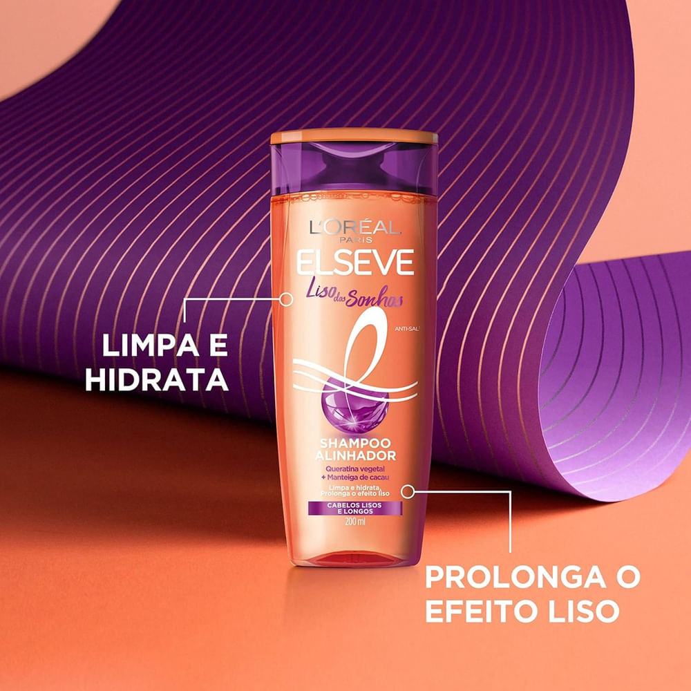 Encontraproduto.com.br - SHAMPOO ELSEVE LISO DOS SONHOS 200ML
