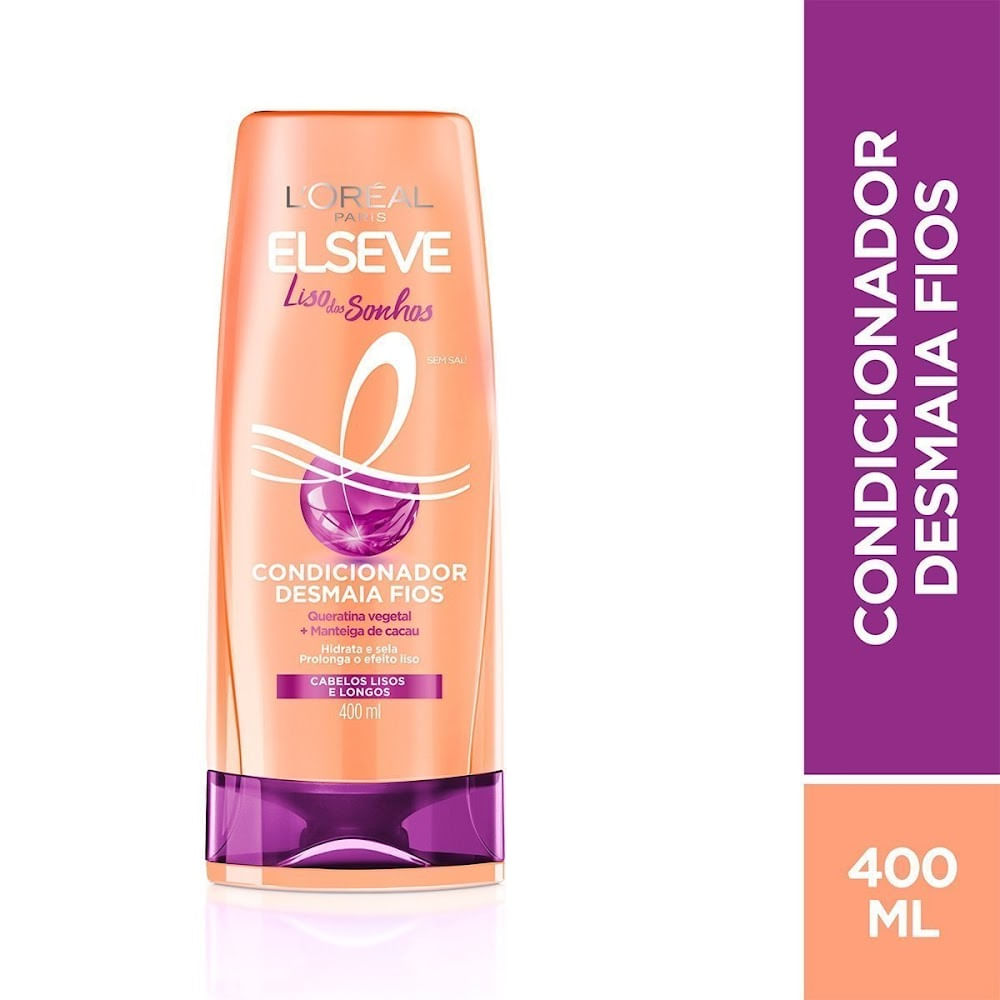 Encontraproduto.com.br - CONDICIONADOR ELSEVE LISO DOS SONHOS 400ML