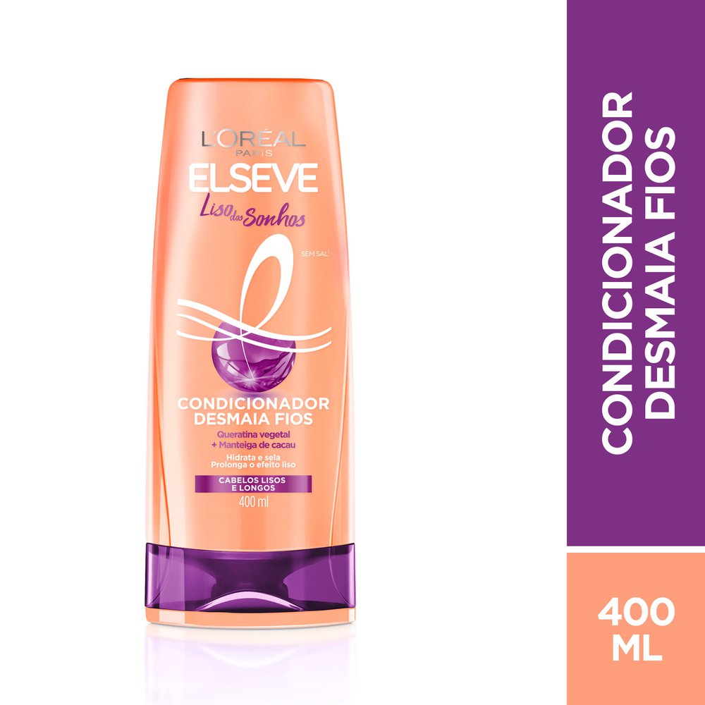 Encontraproduto.com.br - CONDICIONADOR ELSEVE LISO DOS SONHOS 400ML