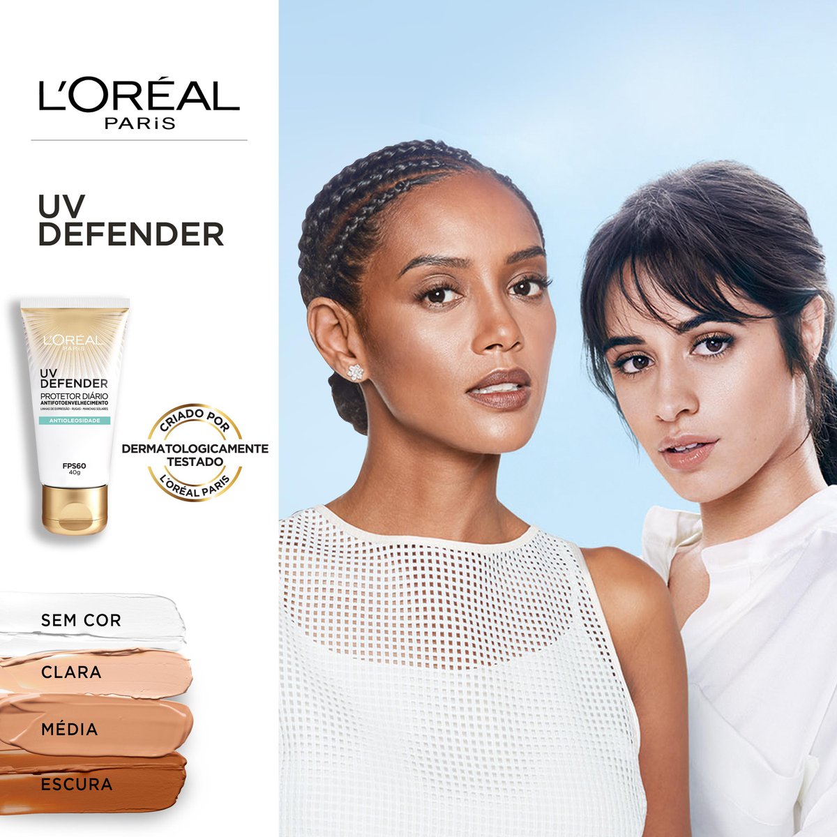 Encontraproduto.com.br - PROTETOR SOLAR LOREAL UV DEFEND CLARA FPS 60 40G