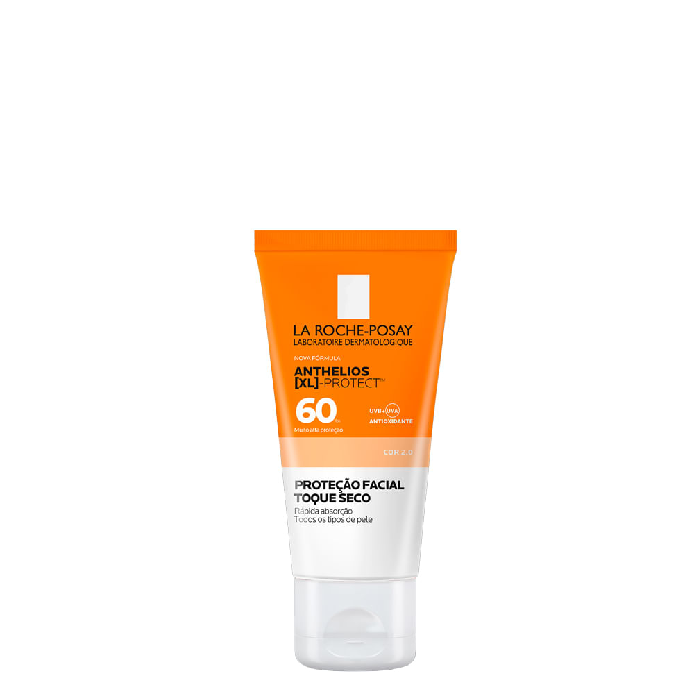 Encontraproduto.com.br - Protetor Solar Facial La Roche-Posay Anthelios XL Protect Cor Clara FPS60 Com 40g