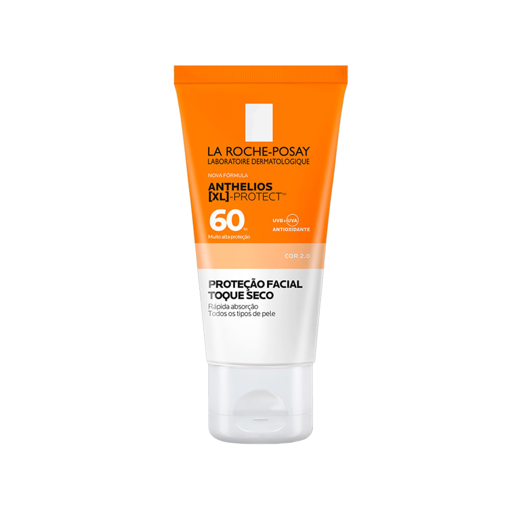 Encontraproduto.com.br - Protetor Solar Facial La Roche-Posay Anthelios XL Protect Cor Clara FPS60 Com 40g