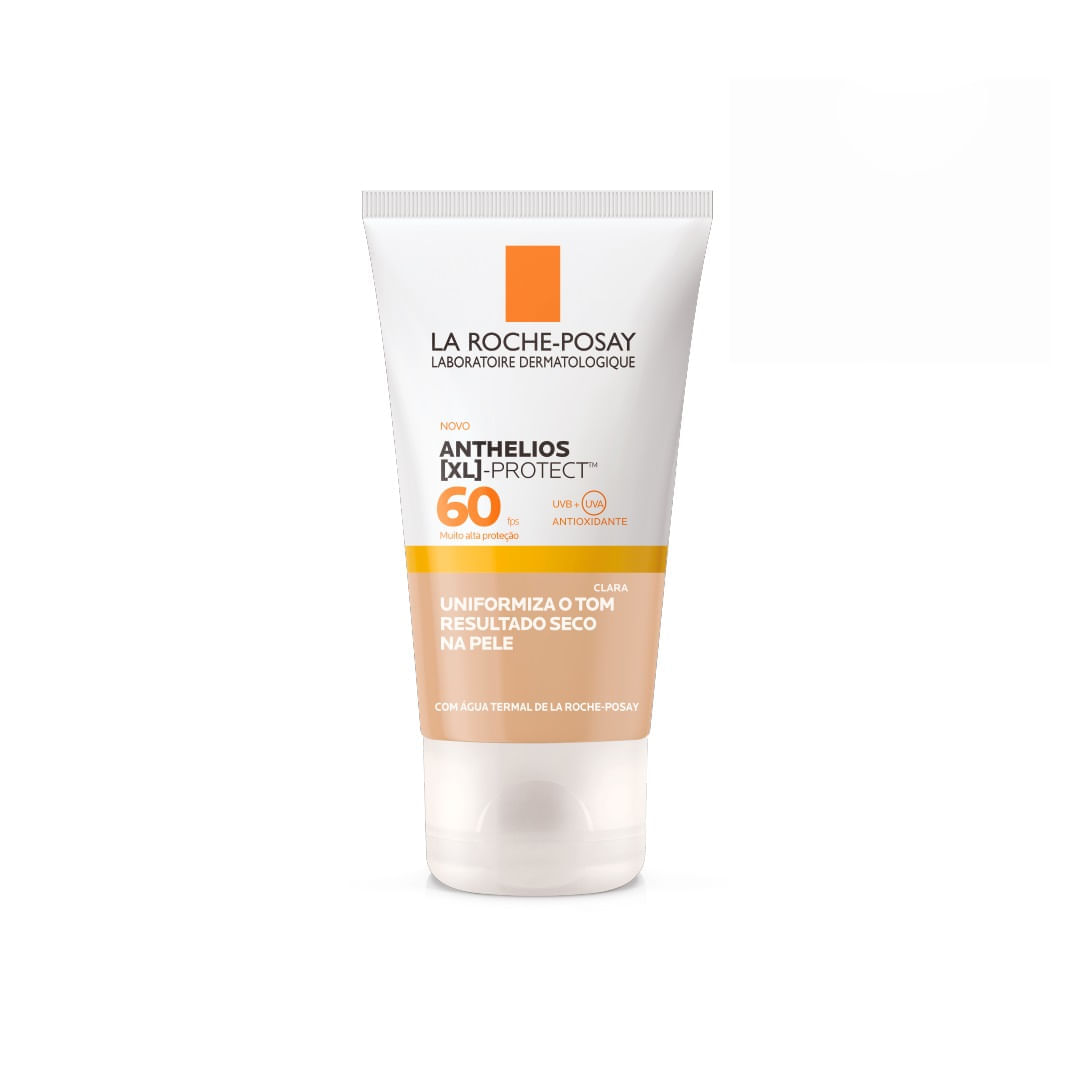 Encontraproduto.com.br - Protetor Solar Facial La Roche-Posay Anthelios XL Protect Cor Clara FPS60 Com 40g