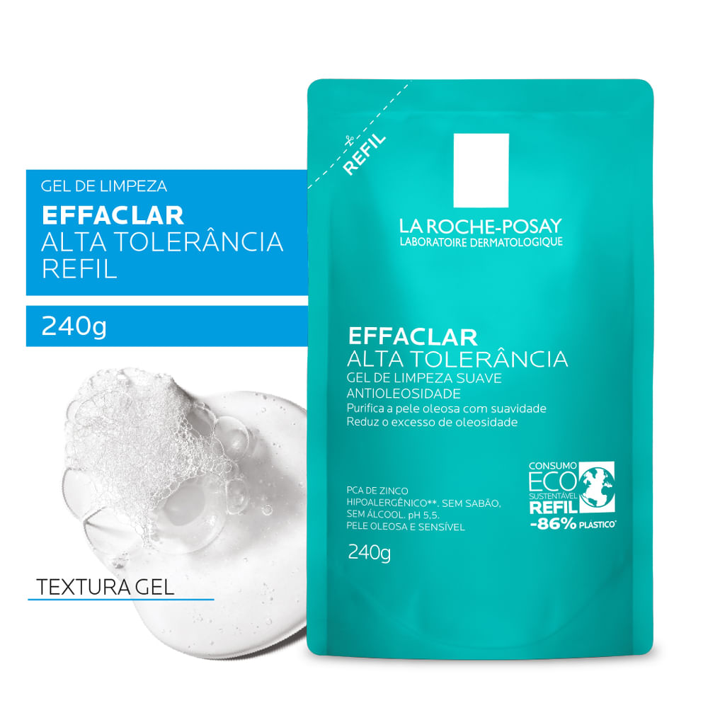 Encontraproduto.com.br - Gel de Limpeza Facial La Roche Posay Refil Effaclar Alta Tolerância