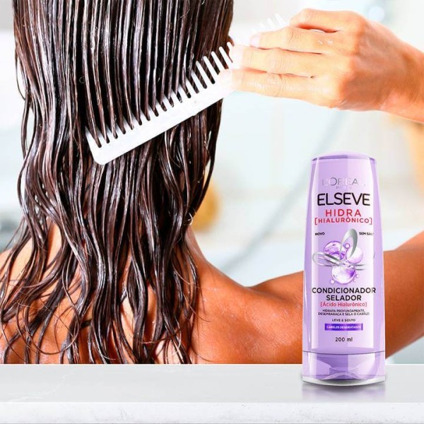 Encontraproduto.com.br - Condicionador Loréal Paris Elseve Hidra Hialurônico Frasco 200ml