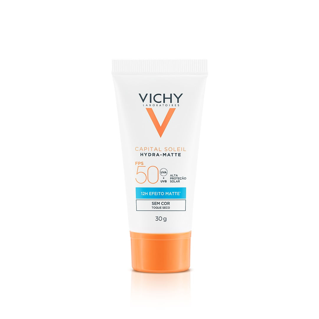 Encontraproduto.com.br - Protetor Solar Facial Vichy Capital Soleil Hydra-Matte FPS50 com 30g