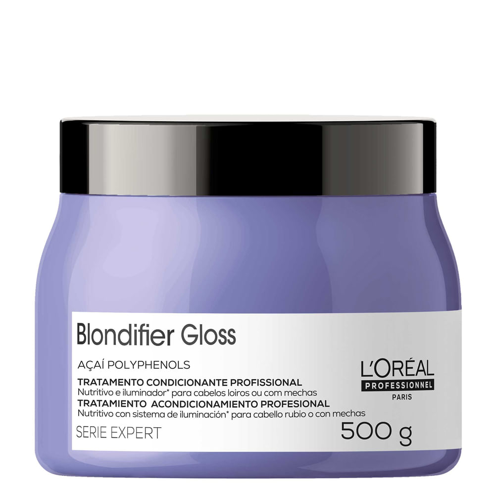 Encontraproduto.com.br - Máscara Loréal Blondifier Gloss Iluminator 500g
