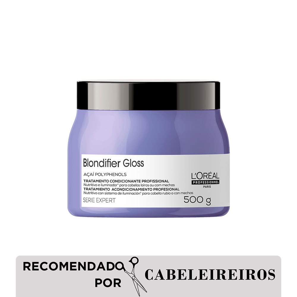 Encontraproduto.com.br - Máscara Loréal Blondifier Gloss Iluminator 500g