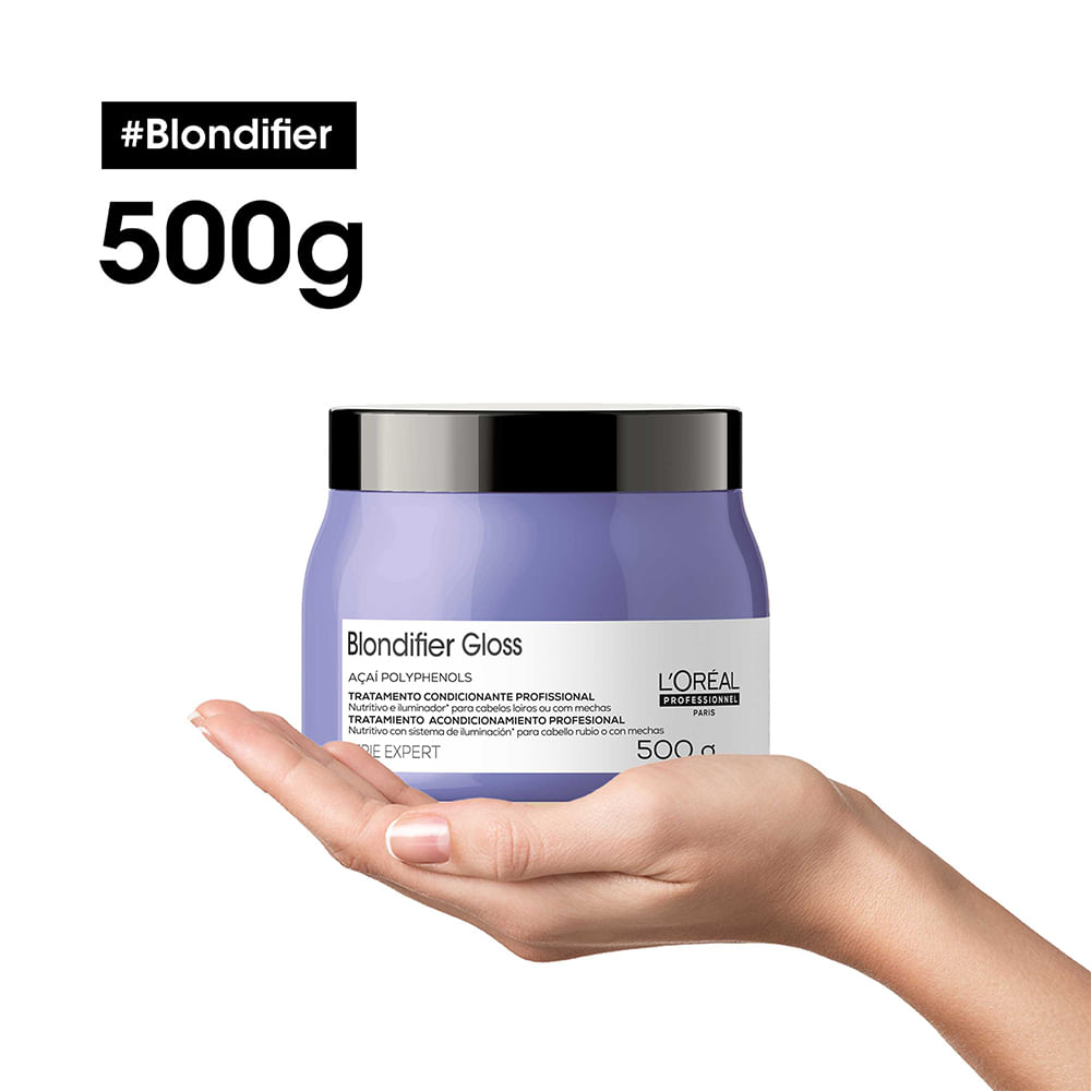 Encontraproduto.com.br - Máscara Loréal Blondifier Gloss Iluminator 500g