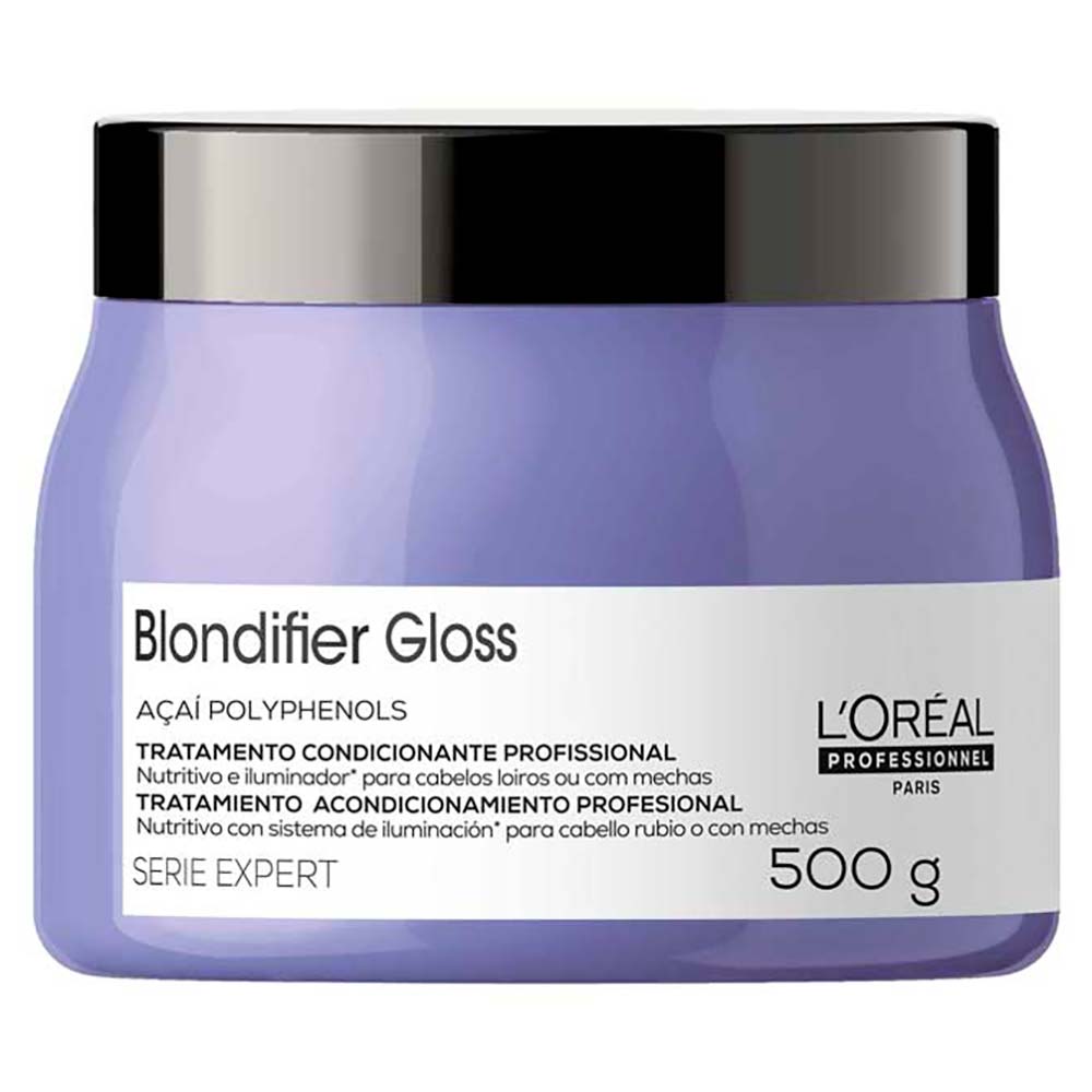 Encontraproduto.com.br - Máscara Loréal Blondifier Gloss Iluminator 500g