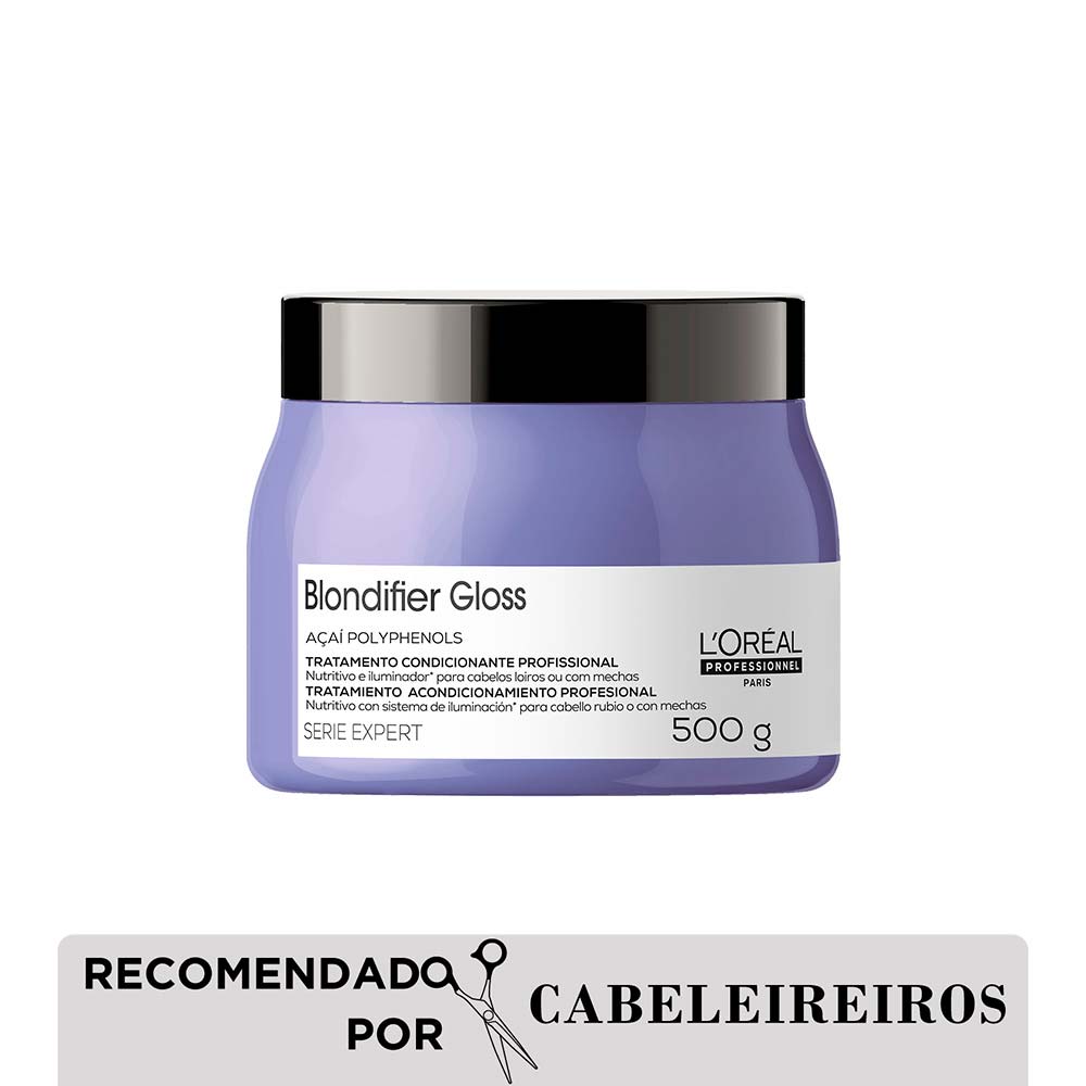 Encontraproduto.com.br - Máscara Loréal Blondifier Gloss Iluminator 500g